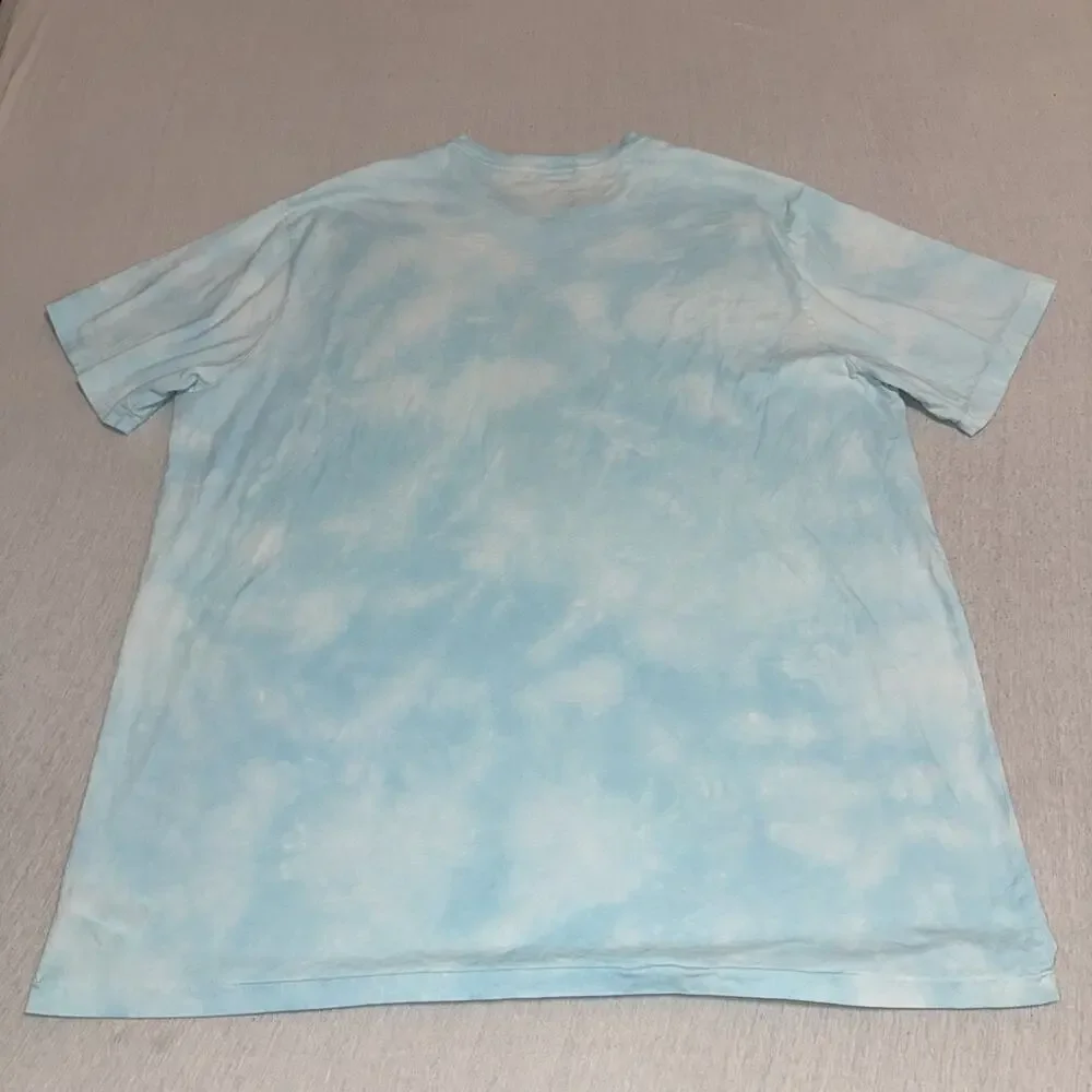 Polo Ralph Lauren Polo Bear T Shirt 3XLT Big Tall Blue Tie Dye Hawaiian Bear New